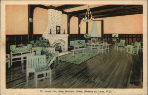 Riviere du Loup Quebec St Louis Inn Hotel 1930s-50s Postcard
