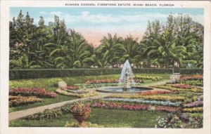 Florida Miami Beach Sunken Gardens Firestone Estate