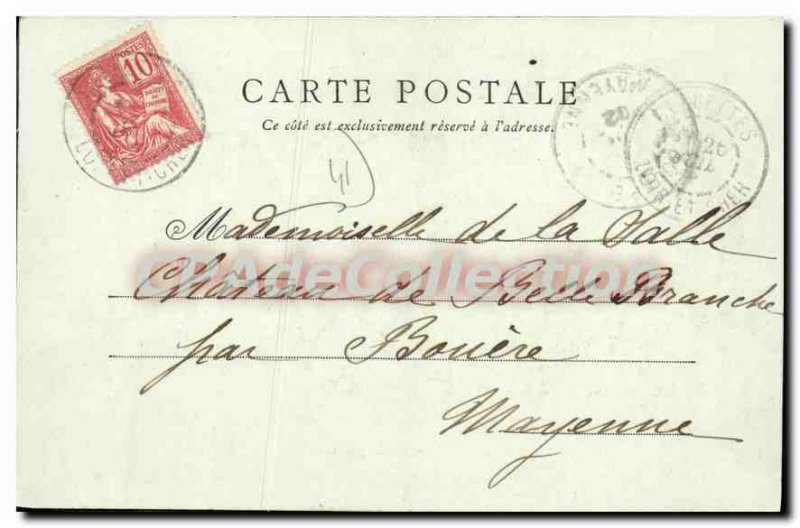 Old Postcard Chateau de Beauregard