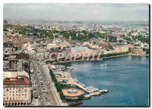 Postcard Modern und Hamburg Jungfernstieg Binnenaister