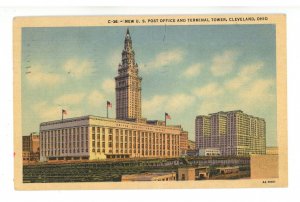 OH - Cleveland. New US Post Office & Terminal Tower ca 1934