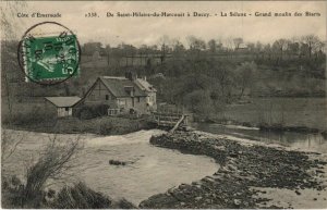 CPA De St-HILAIRE du HARCOUET a DUCEY La Selune Grand moulin des Biar (152983)