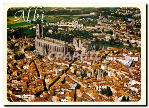 Postcard Modern Art Albi Cite Aerial view