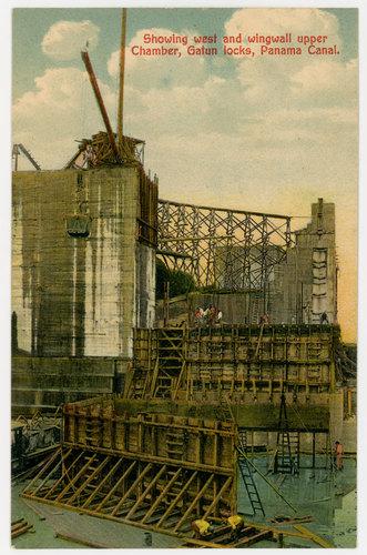 Upper Chamber - Gatun Locks - Panama Canal Construction c...