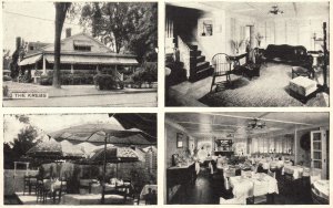 The Krebs Hotel Vacation Spot Dining Skaneateles, NY Multi-view Vintage Postcard