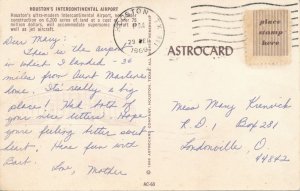 Houston TX, Texas - Intercontinental Airport - pm 1969