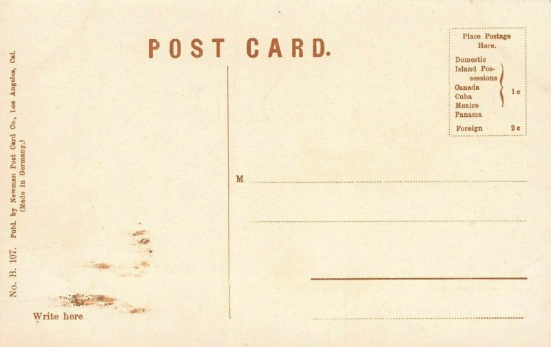 Pasadena's Tournament of Roses on New Years Day, Pasadena, CA., early postcard