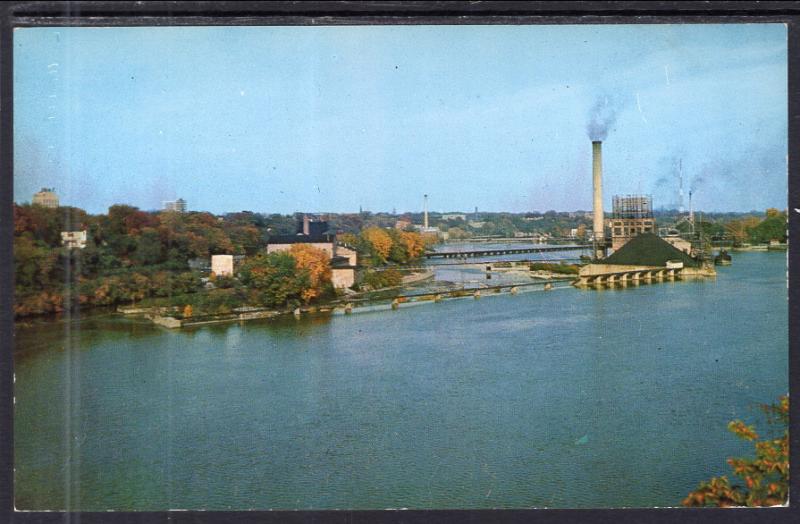 Memorial Bridge Crossing Fox River,Appleton,WI