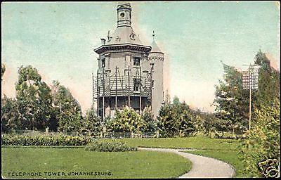 south africa, JOHANNESBURG, Telephone Tower 1905 Stamp