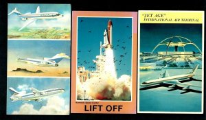 C37 Kennedy Space Center Lift-Off, Jet Age Int. Terminal Multi view, Delta Fleet
