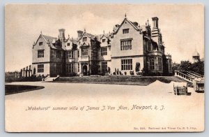 Newport RI~Wakehurst~James J Van Alen Villa~Salve Regina University~c1905 B&W