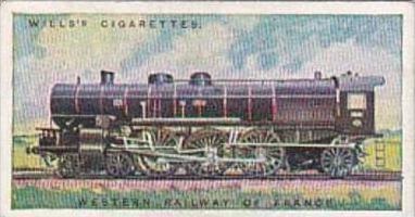 Wills Cigarette Card Railway Engines No 35 Western Railway Of France