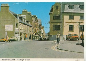Scotland Postcard - The High Street - Fort William - Ref 13754A