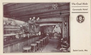 SAINT LOUIS, Missouri, 1943; Coronado Hotel, Coal Hole bar