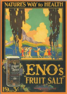 Advertising Postcard -Eno's Fruit Salt, Healthy Life Series, Robert Opie RR22308