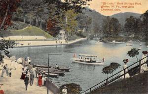 Chester West Virginia Rock Springs Park Birdseye View Antique Postcard K62323