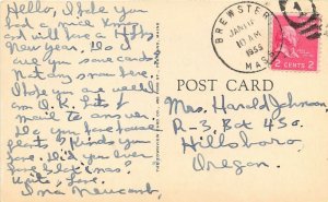 Stamford Vermont 1955 Postcard Methodist Church