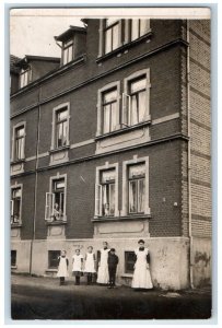 c1910's Osman Family Building View Brandenburg Bruck Germany RPPC Photo Postcard