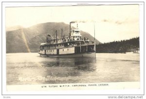 RP; Steamer TUTSHI W.P.Y. R. , CARCROSS , Y.T. , Canada , 20-30s