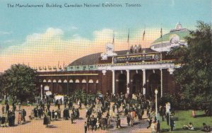 Postcard Manufacturers' Bldg Canada Exhibition Toronto