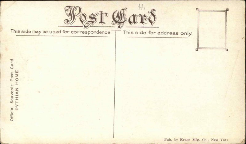 Ogdensburg PA Pythian Home Multi View c1910 Postcard