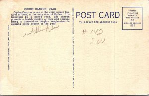 Postcard HIGHWAY SCENE Ogden Utah UT AN8849