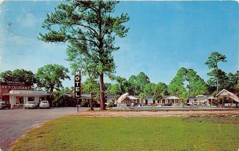 Hardeeville South Carolina~Magnolia Restaurant & Motel~Esther Williams Pool~1961