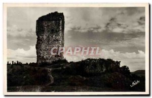 Postcard Ancient Ruins Chateau Salies du Salat and old tower