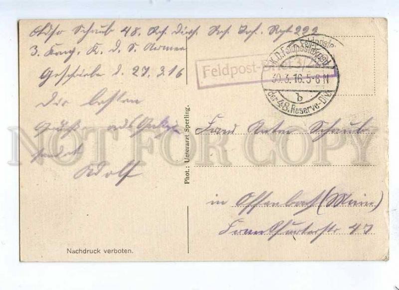 191609 WWI occupation UKRAINE GALICIA GERMAN military post