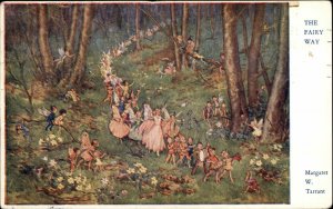 Margaret W Tarrant Medici Pk 153 Fantasy Fairy Fairies Vintage Postcard