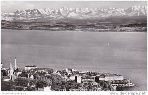 Switzerland Neuchatel et les Alpes Totalansicht Photo