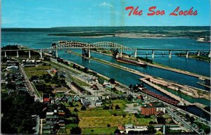 Michigan Sault Ste Marie Soo Locks and International Bridge