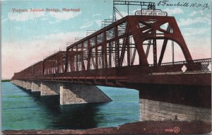 Canada Victoria Jubilee Bridge Montreal Quebec Vintage Postcard C150