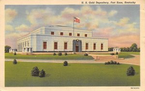 US Gold Depository Fot Knox, Kentucky, USA Money Related 1942 Missing Stamp 