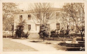 G55/ Oregon City Oregon RPPC Postcard c1920s mcLoughlin Home Residence