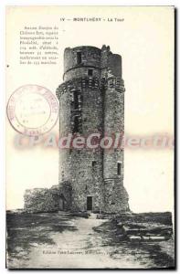 Postcard Old Montlhery tower Old Dungeon castle fort impregnable lair under f...