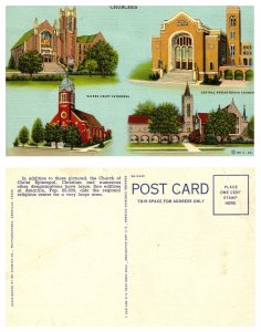 Amarillo Churches, Multi- View, Amarillo, Texas (8784)