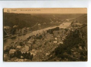 3059586 BELGIUM Dinant vue en aval prise Citadelle RPPC 1913 y