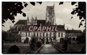 Modern Postcard Meaux museum and the cathedral garden Bossuet Views