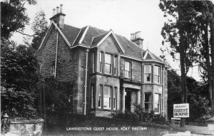 UK Fort William Lawriestone RPPC Photo 1930s Postcard 22-6003