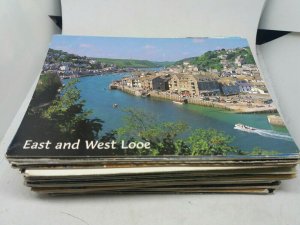 Job Lot Bulk 100+ Damaged Vintage Topographical Mostly Modern Size Postcards