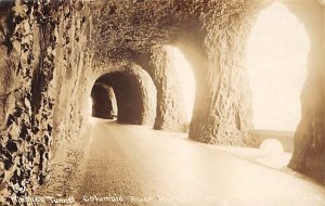 Mitchell Tunnel Real Photo - Columbia River Highway, Oregon OR  