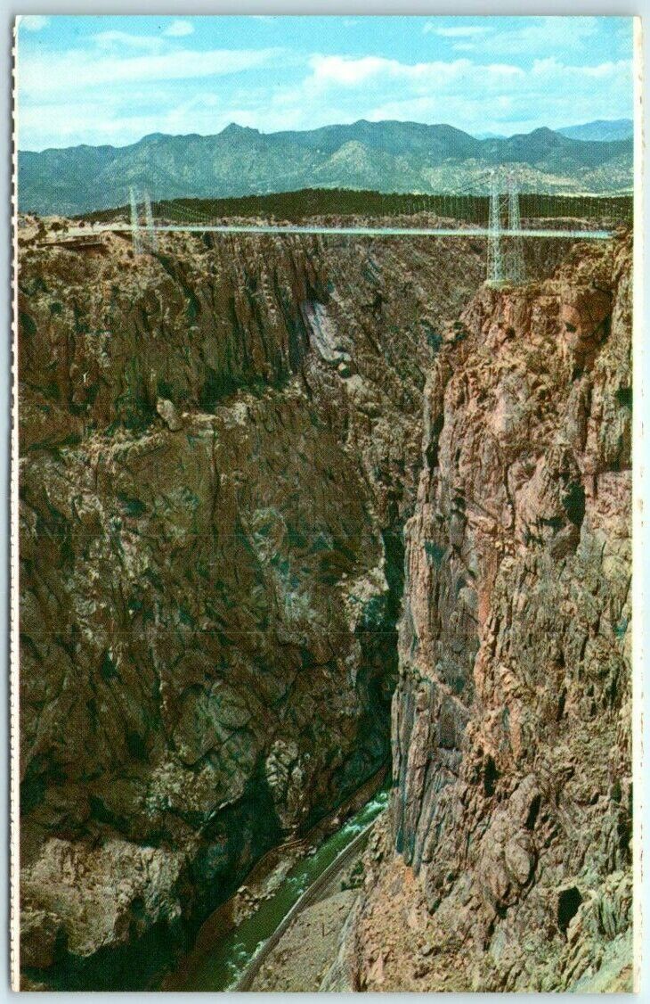 Postcard Spectacular Royal Suspension Bridge Cañon City