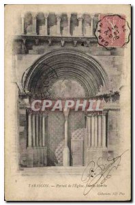 Old Postcard Tarascon Portal of the Church of Sainte Marthe