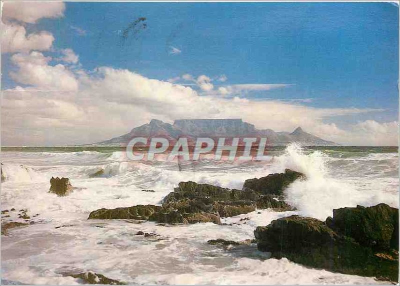 Modern Postcard The Gateway to South Africa Table Mountain From Blouberg Strand