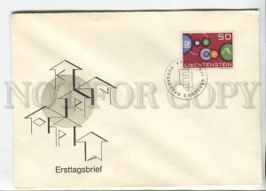 445777 Liechtenstein 1961 year FDC Europa