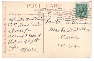 Viger Railway Station, Montreal, Quebec, Used 1909