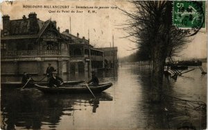 CPA BOULOGNE BILLANCOURT - Inondation-Quai du Point du Jour (413325)