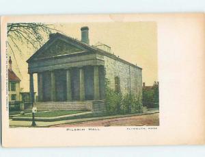 Pre-1907 Very Early View PILGRIM HALL Plymouth Massachusetts MA A2306