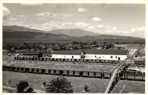 dominican republic, BARAHONA, Sugar Batey Southwest View (1940s) RPPC Postcard